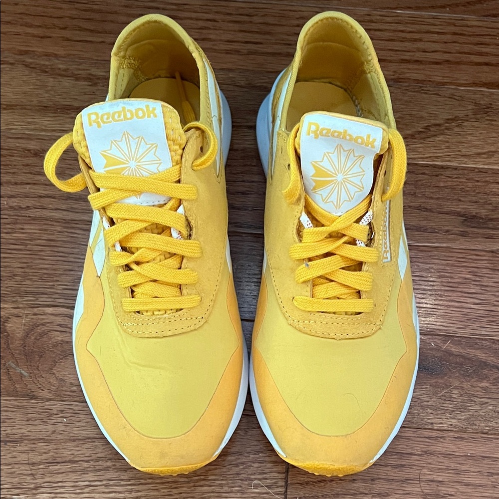 Reebok Vibrant Yellow Athletic Shoes